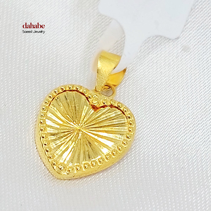 18K تعليقة قلب-مجوهرات الشيخ سعيد-Saeed Jewelry