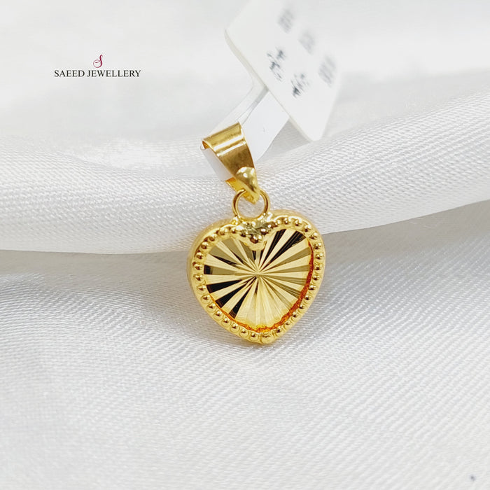 Heart Pendant  Made Of 18K Yellow Gold by Saeed Jewelry-29643