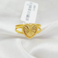 Heart Ring  Made Of 18K Yellow Gold by Saeed Jewelry-28835