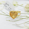 Heart Ring  Made Of 18K Yellow Gold by Saeed Jewelry-29616
