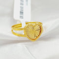 Heart Ring Made Of 18K Yellow Gold by Saeed Jewelry-28511