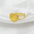 Heart Ring Made Of 18K Yellow Gold by Saeed Jewelry-28084