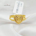 Heart Ring  Made Of 18K Yellow Gold by Saeed Jewelry-29619