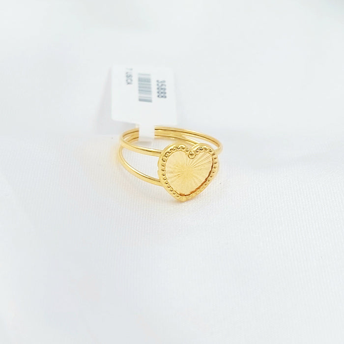 18K خاتم قلب-مجوهرات الشيخ سعيد-Saeed Jewelry
