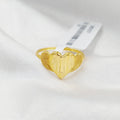 Heart Ring Made Of 18K Yellow Gold by Saeed Jewelry-28237