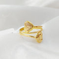 Heart Ring  Made Of 21K Yellow Gold by Saeed Jewelry-28725