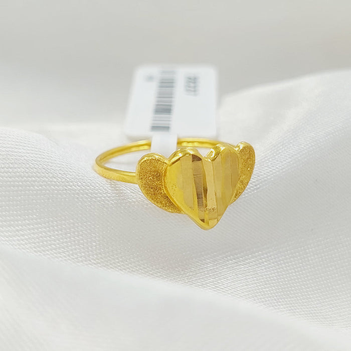 Heart Ring Made Of 18K Yellow Gold by Saeed Jewelry-28440