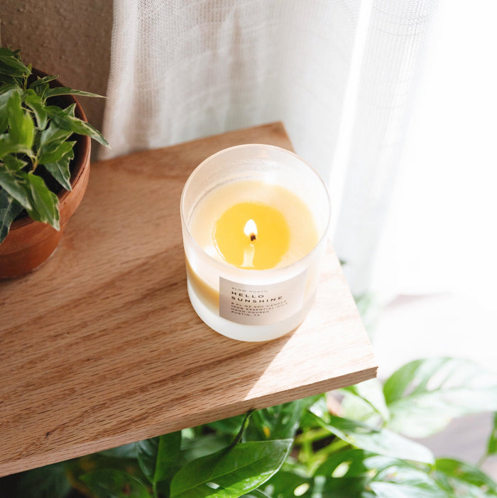 Hello Sunshine – Grapefruit, Geranium & Lime Signature Soy Candle