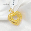 Heart Pendant Made Of 21K Yellow Gold by Saeed Jewelry-28309