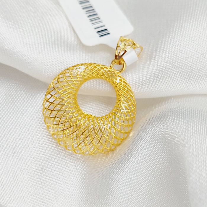 Moon Pendant Made Of 21K Yellow Gold by Saeed Jewelry-28312