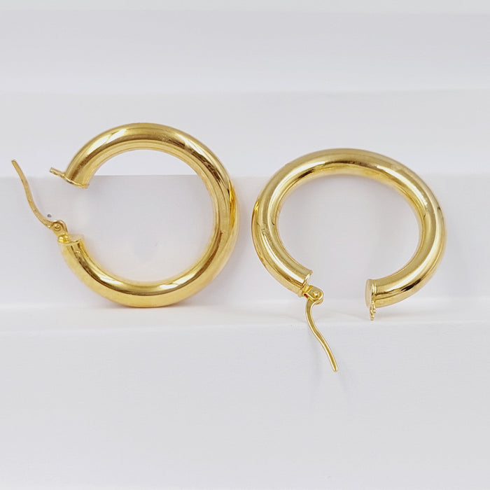 Hoop Earrings  Made Of 18K Colored Gold by Saeed Jewelry-28750