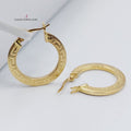 18K Gold Hoop Earrings by Saeed Jewelry - Image 1