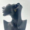 21K حلق ذبلة-مجوهرات الشيخ سعيد-Saeed Jewelry