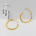 21K حلق ذبلة-مجوهرات الشيخ سعيد-Saeed Jewelry