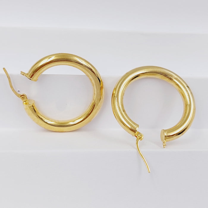 Hoop Earrings  Made Of 18K Colored Gold by Saeed Jewelry-28750