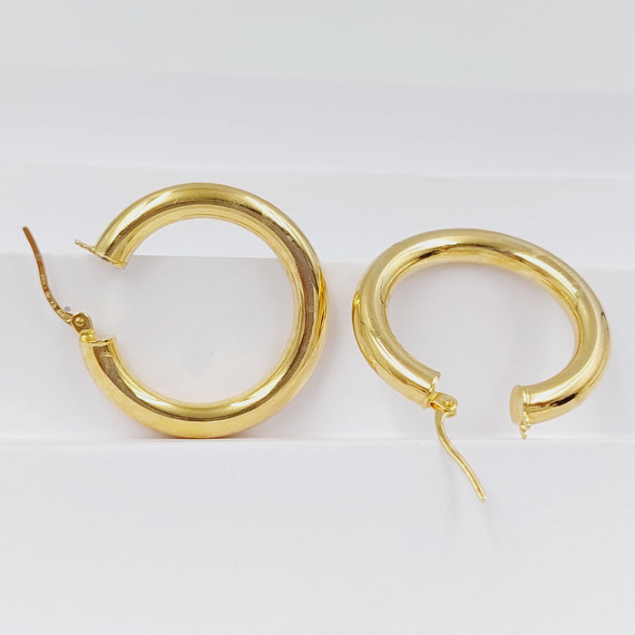Hoop Earrings  Made Of 18K Colored Gold by Saeed Jewelry-28750