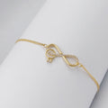 18K Infinite Bracelet Made of 18K Yellow Gold by Saeed Jewelry-25845