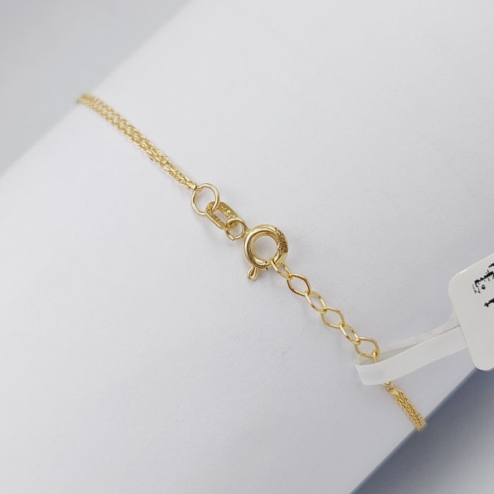 18K Infinite Bracelet Made of 18K Yellow Gold by Saeed Jewelry-25845