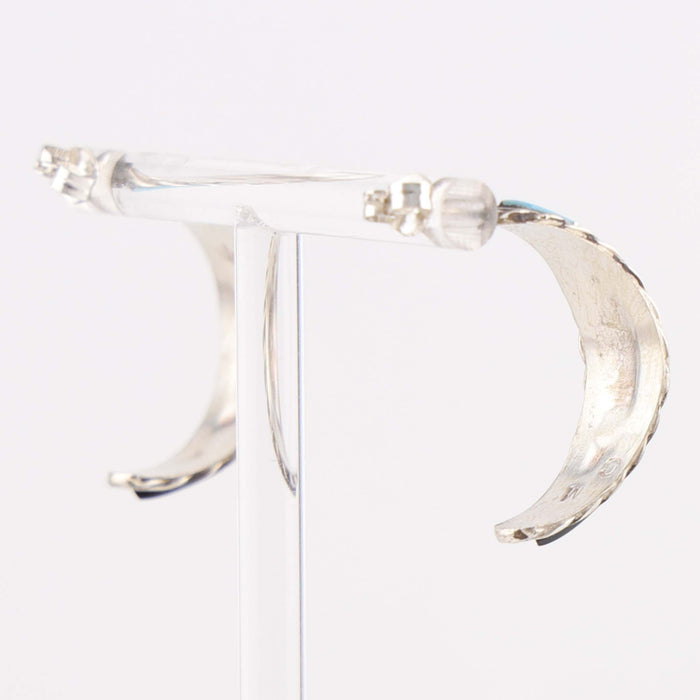 Inlay Hoop Earrings