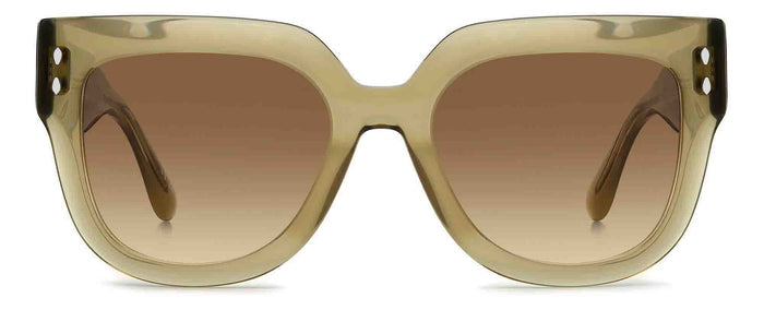 Isabel Marant IM 0225/S Green/Brown Ochra Gradient #colour_green-brown-ochra-gradient