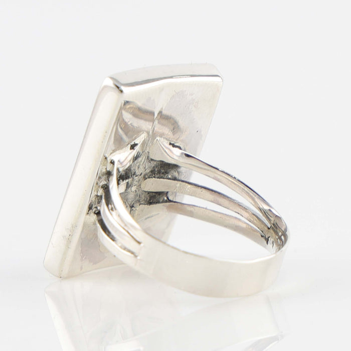 Jet and Turquoise Ring