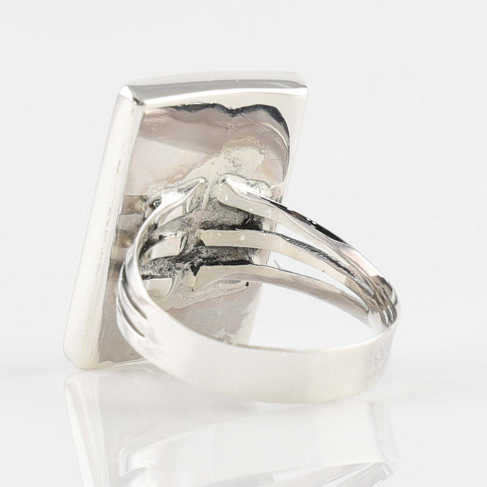 Jet and Turquoise Ring