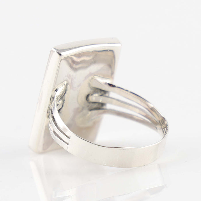 Jet and Turquoise Ring