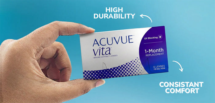 Johnson & Johnson Acuvue® Vita® Monthly Spherical Clear Base Curve 8.80 Contact Lenses - 6 Lenses/Pack