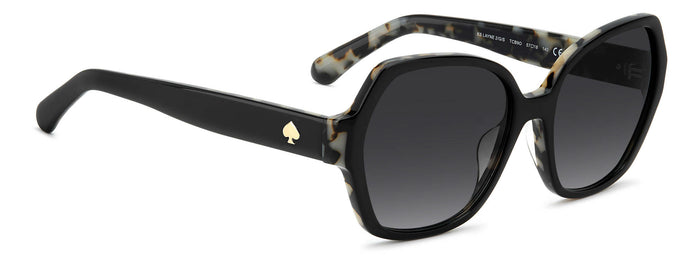 Kate Spade KS Layne 2/G/S Black White Havana/Dark Grey #colour_black-white-havana-dark-grey