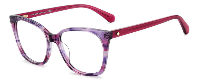 Kate Spade KS Taya 2 Striped Burgundy Violet #colour_striped-burgundy-violet