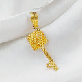 21K Key Pendant Made of 21K Yellow Gold by Saeed Jewelry-26048