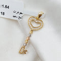 18K Gold Key Pendant by Saeed Jewelry - Image 1