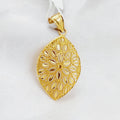 21K Gold Kuwaiti Pendant by Saeed Jewelry - Image 1