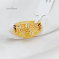 21K Kuwaiti Ring Made of 21K Yellow Gold by Saeed Jewelry-25164