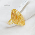 21K Kuwaiti Ring Made of 21K Yellow Gold by Saeed Jewelry-25159