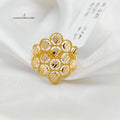 Leaf Ring  Made Of 21K Yellow Gold by Saeed Jewelry-29234