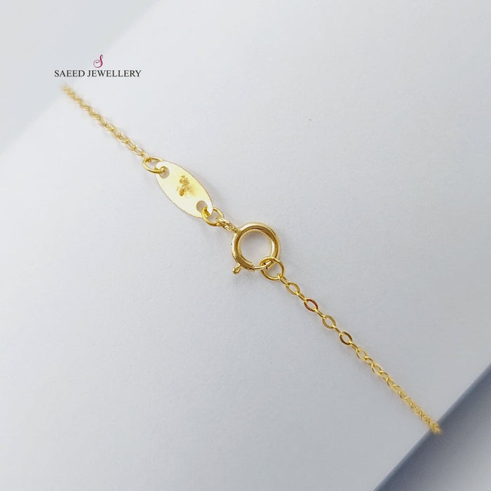 18K Light Butterfly Bracelet Made of 18K Yellow Gold by Saeed Jewelry-25957