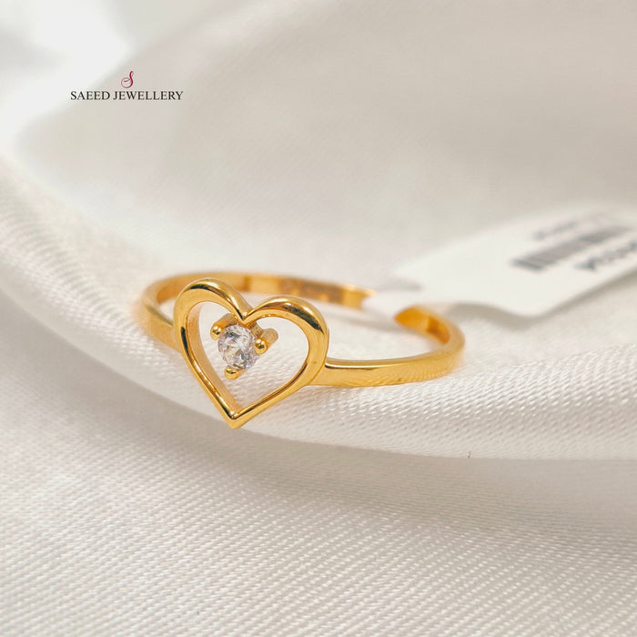 21K خاتم فراشة ناعم-مجوهرات الشيخ سعيد-Saeed Jewelry