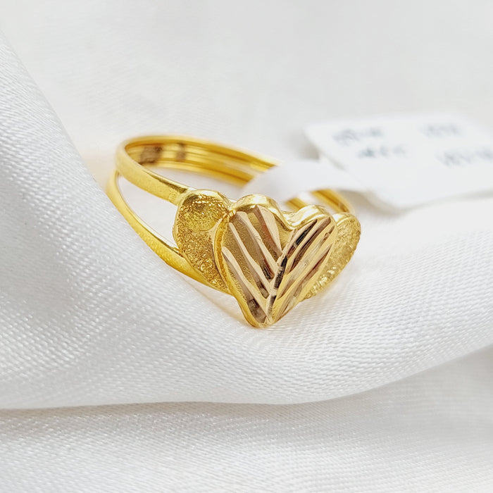 21K Gold Light Fancy Ring by Saeed Jewelry - Image 1