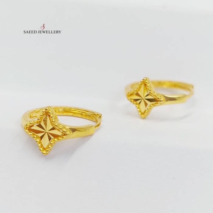 Light Heart Pendant Made Of 21K Yellow Gold by Saeed Jewelry-28123