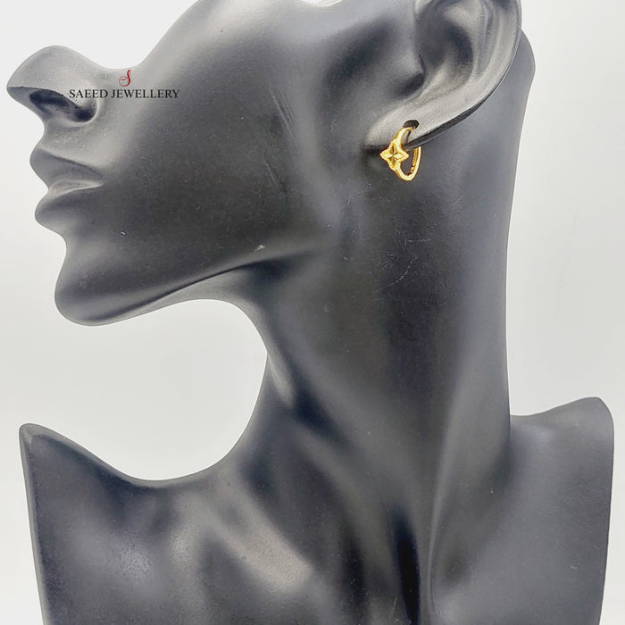 Light Heart Pendant Made Of 21K Yellow Gold by Saeed Jewelry-28123