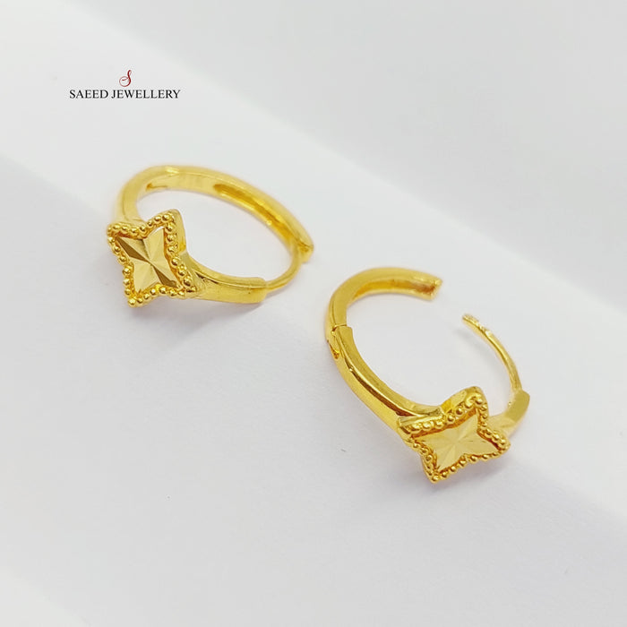 Light Heart Pendant Made Of 21K Yellow Gold by Saeed Jewelry-28123