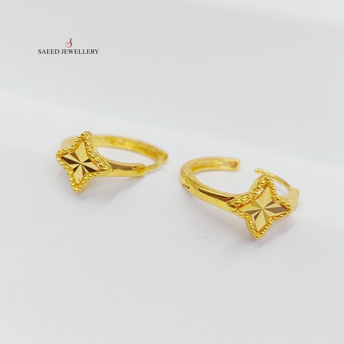 Light Heart Pendant Made Of 21K Yellow Gold by Saeed Jewelry-28123