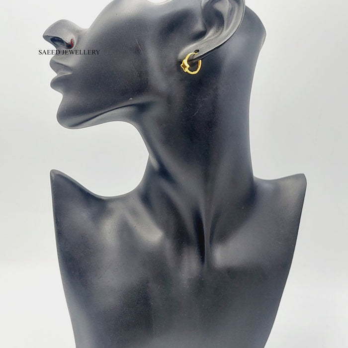 Light Heart Pendant Made Of 21K Yellow Gold by Saeed Jewelry-28123