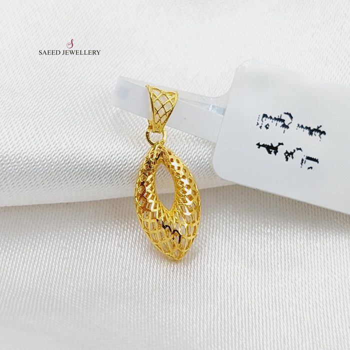 Light Pendant  Made Of 21K Yellow Gold by Saeed Jewelry-29792