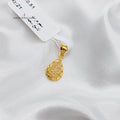 21K Light Pendant Made of 21K Yellow Gold by Saeed Jewelry-تعليقه-خفيفه