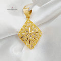 21K Light  Pendant Made of 21K Yellow Gold by Saeed Jewelry-25979
