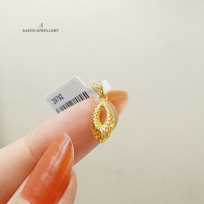 Light Pendant  Made Of 21K Yellow Gold by Saeed Jewelry-29792