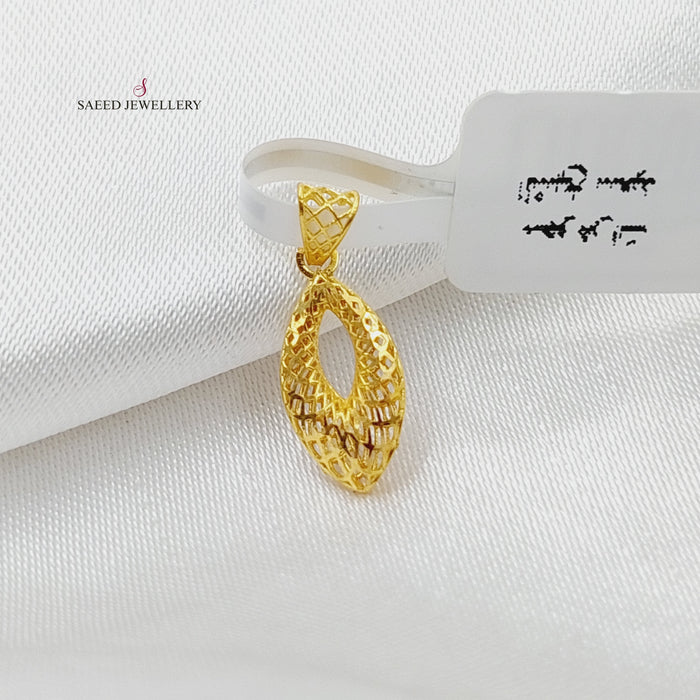 Light Pendant  Made Of 21K Yellow Gold by Saeed Jewelry-29792