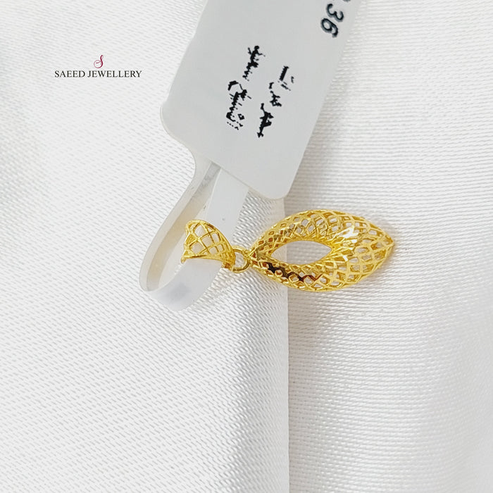 Light Pendant  Made Of 21K Yellow Gold by Saeed Jewelry-29792